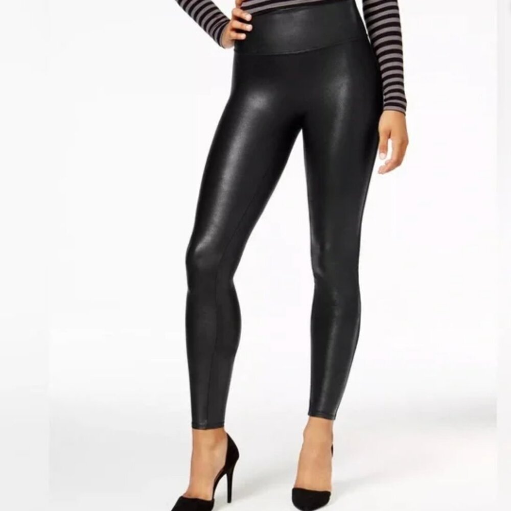 Spanx Faux Leather Leggings size Large